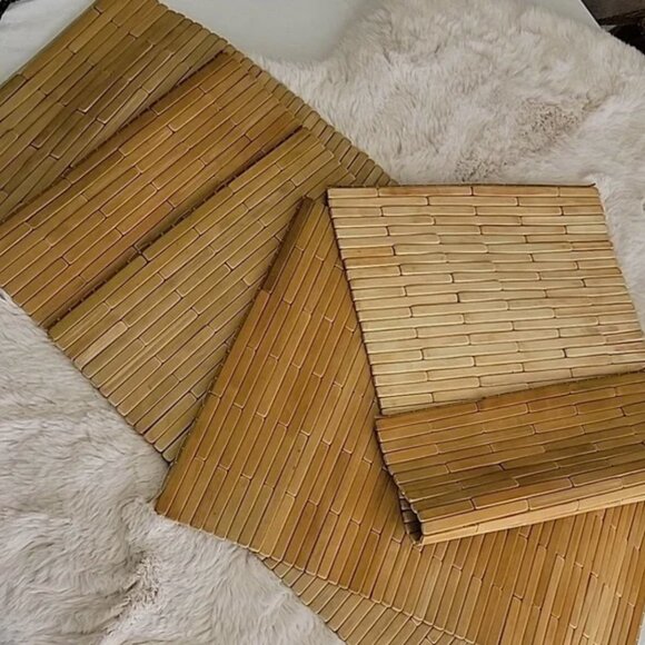 Set of 4 Bamboo Placemats - Picture 4 of 8